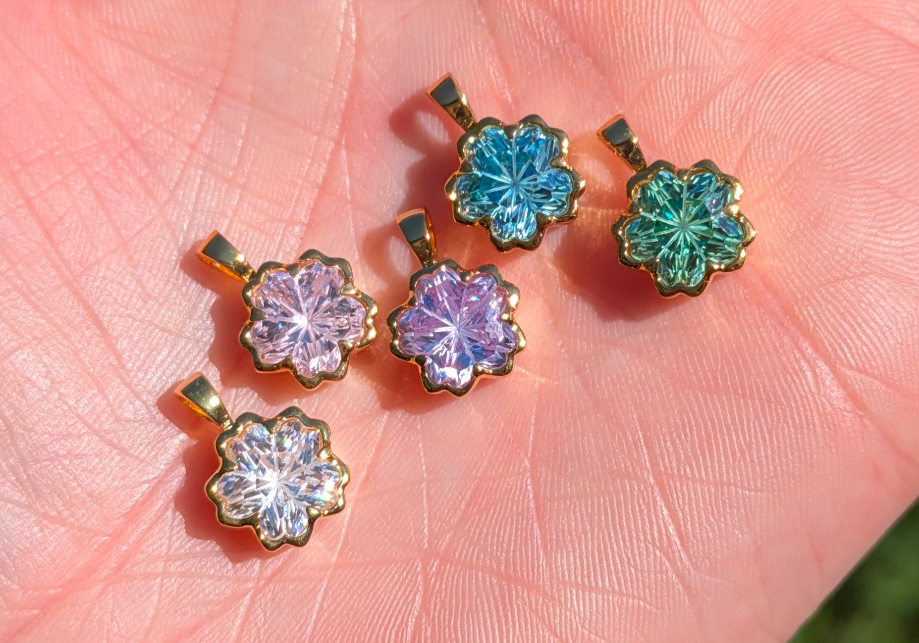 Sakura Pendant Green