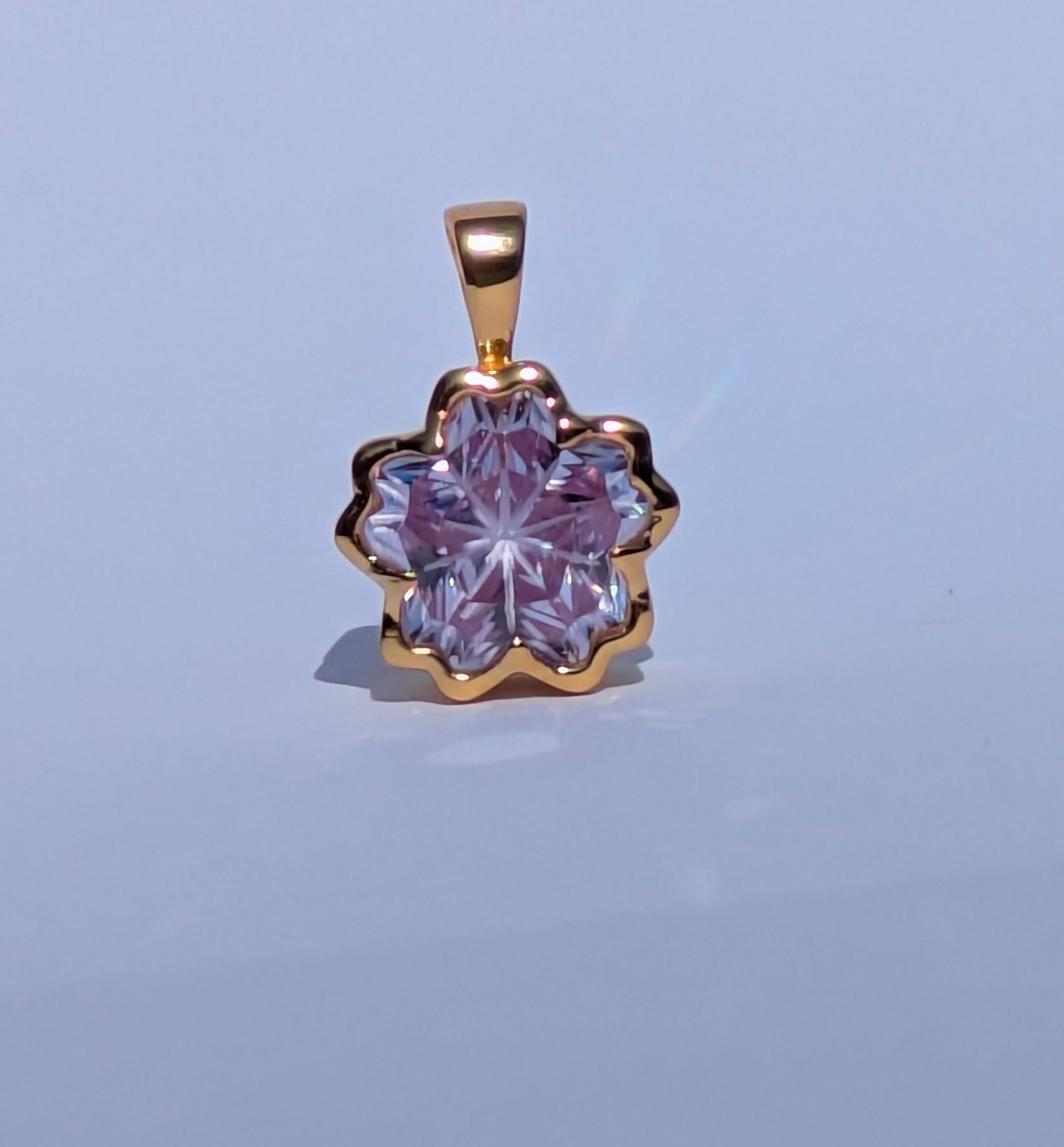Sakura pendant purple